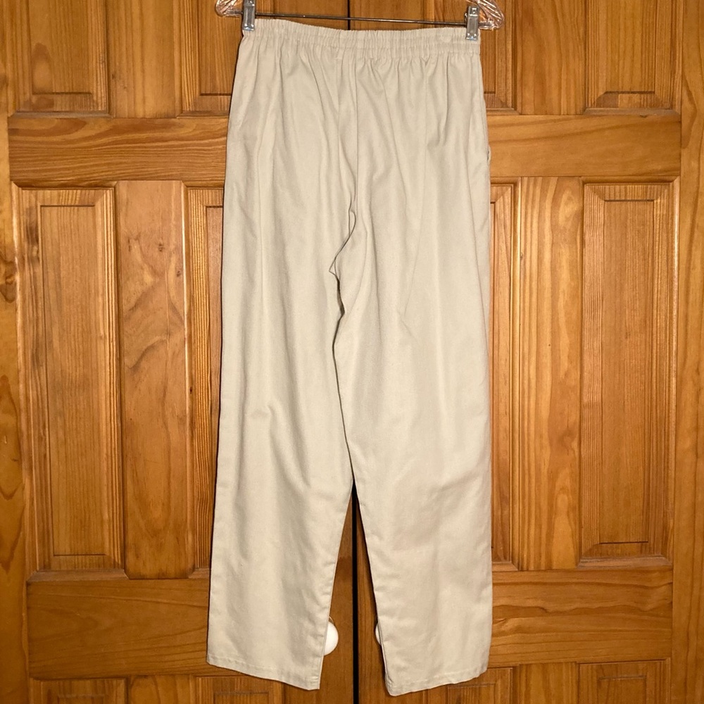 EUC Bobbie Brooks Vintage 90s Pull On Elastic Waist Pants Tan Women's Size 14P